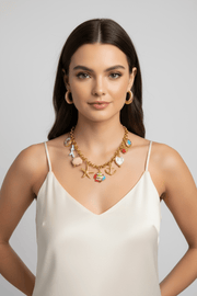 Charm Avenue Ahoy Charm necklace - 18k gold plated - Shop women's at Charm Avenue