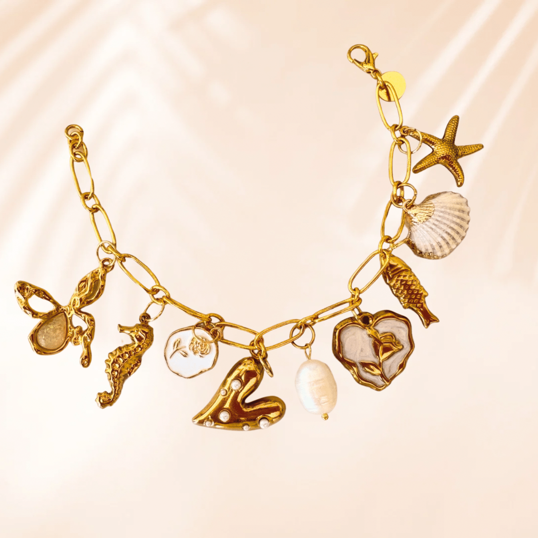 Charm Avenue Alejandro charm bracelet - 18k gold plated - Shop women's Accessories at Charm Avenue