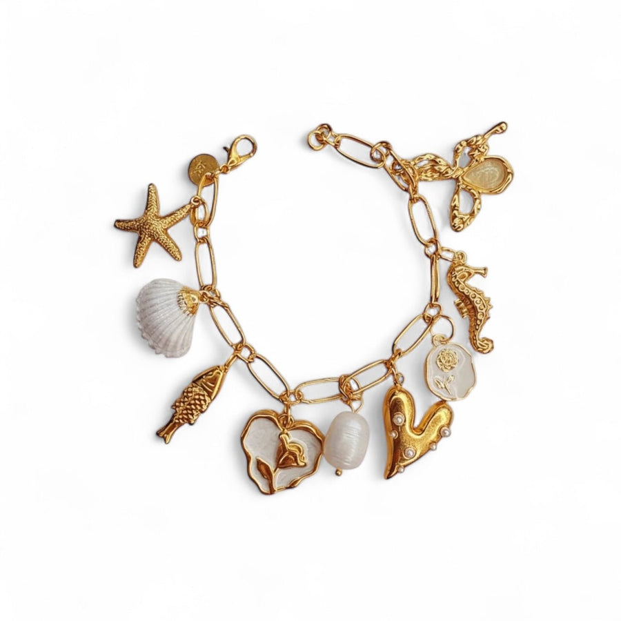 Charm Avenue Alejandro charm bracelet - 18k gold plated - Shop women's Accessories at Charm Avenue