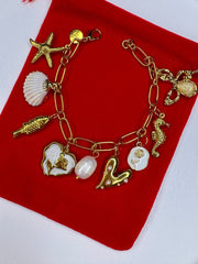 Charm Avenue Alejandro charm bracelet - 18k gold plated - Shop women's Accessories at Charm Avenue