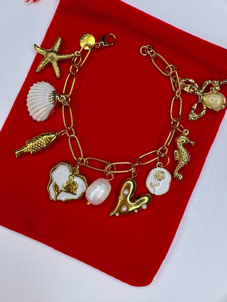 Charm Avenue Alejandro charm bracelet - 18k gold plated - Shop women's Accessories at Charm Avenue