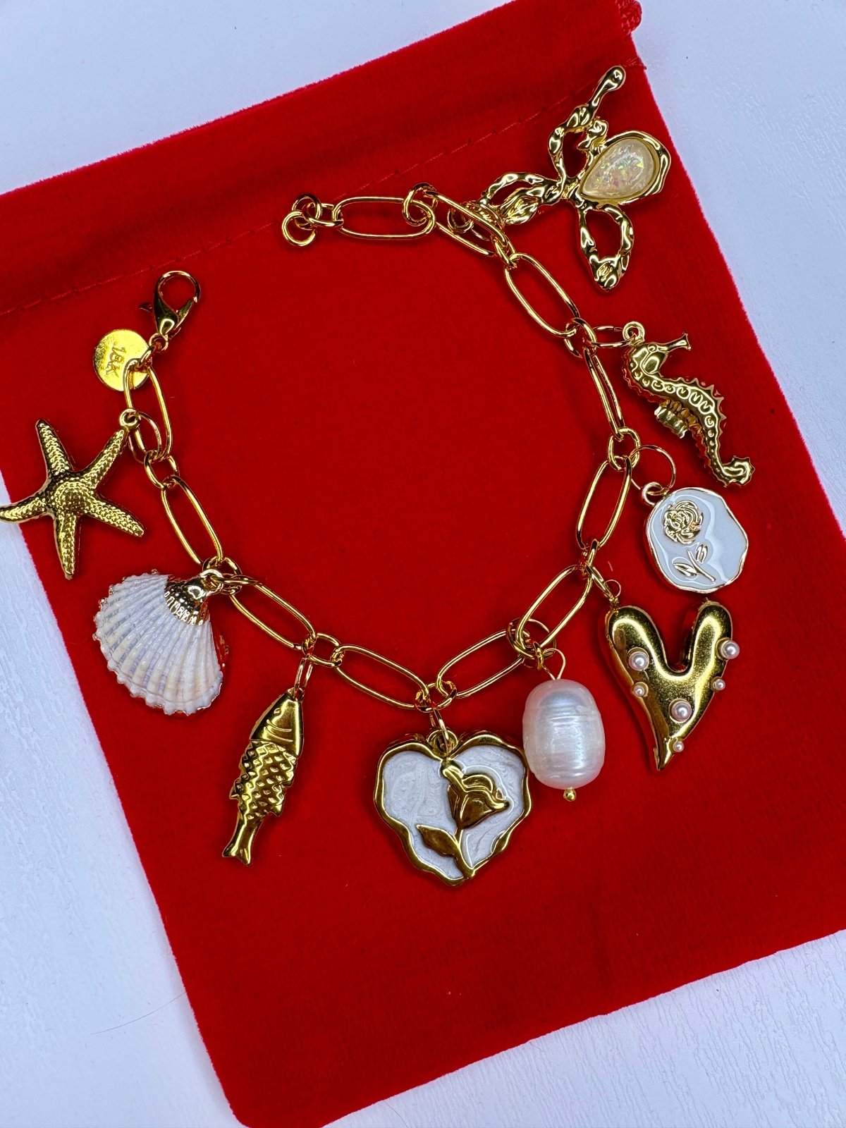 Charm Avenue Alejandro charm bracelet - 18k gold plated - Shop women's Accessories at Charm Avenue