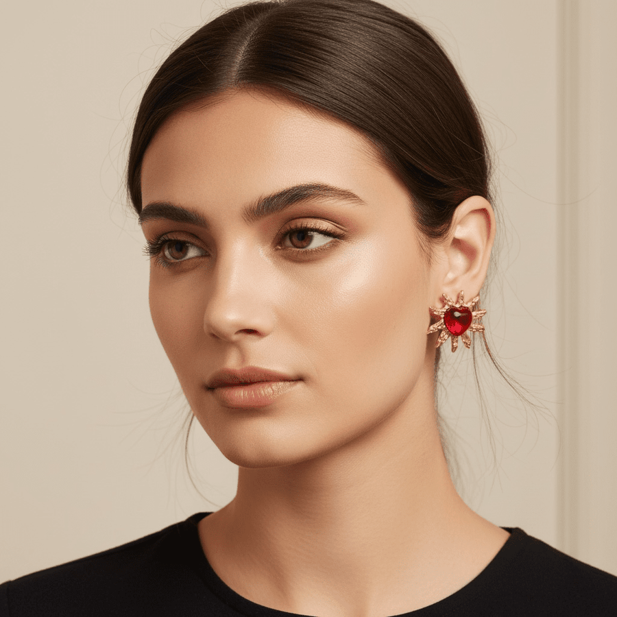 Charm Avenue Amore earrings - 18k gold plated - Shop women's at Charm Avenue