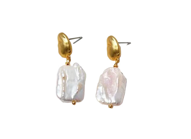 St Lucia Boutique Andy Drop Earring - 18k gold plated - Shop women's Accessories at Charm Avenue