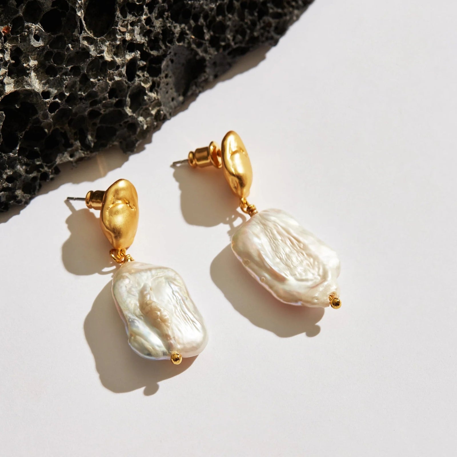 St Lucia Boutique Andy Drop Earring - 18k gold plated - Shop women's Accessories at Charm Avenue
