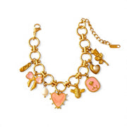 Charm Avenue Angelina charm bracelet - 24k gold plated - Shop women's at Charm Avenue