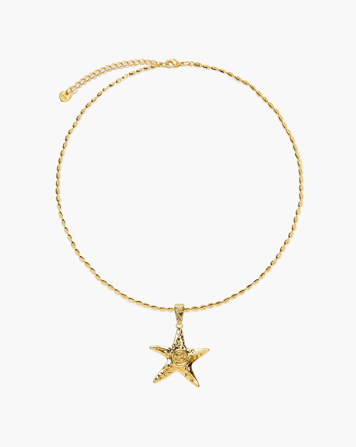 St Lucia Boutique Aquarius statement starfish necklace - 18k gold plated - Shop women's at Charm Avenue