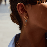 Charm Avenue Ariel drop earring - 18k gold plated - Shop women's at Charm Avenue
