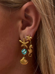 Charm Avenue Ariel drop earring - 18k gold plated - Shop women's at Charm Avenue