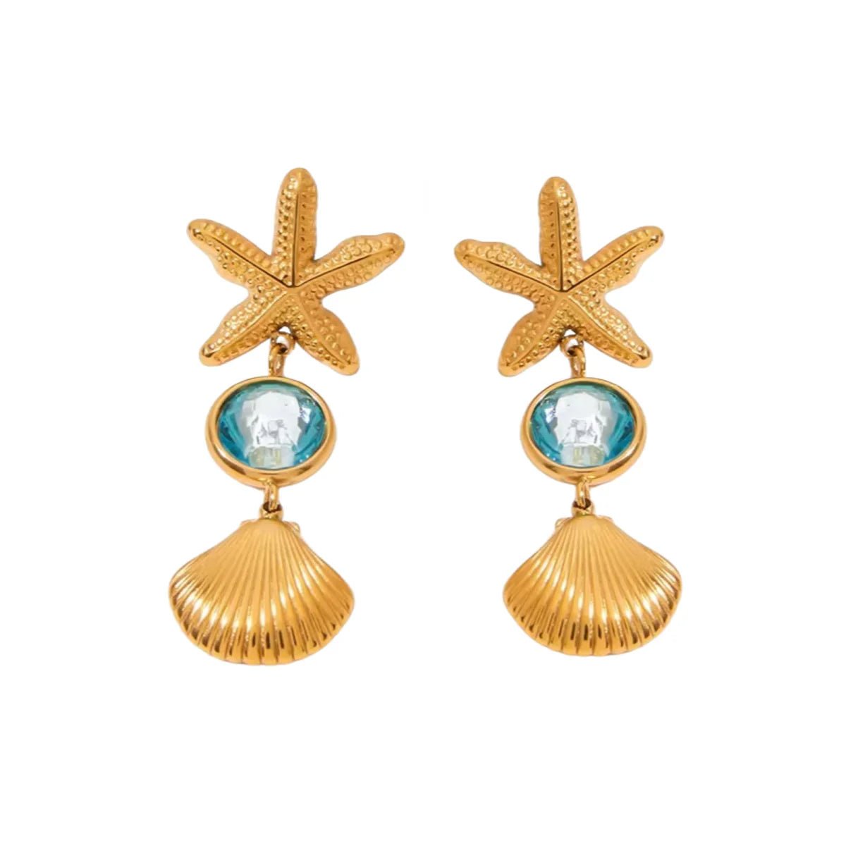 Charm Avenue Ariel drop earring - 18k gold plated - Shop women's at Charm Avenue