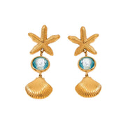 Charm Avenue Ariel drop earring - 18k gold plated - Shop women's at Charm Avenue