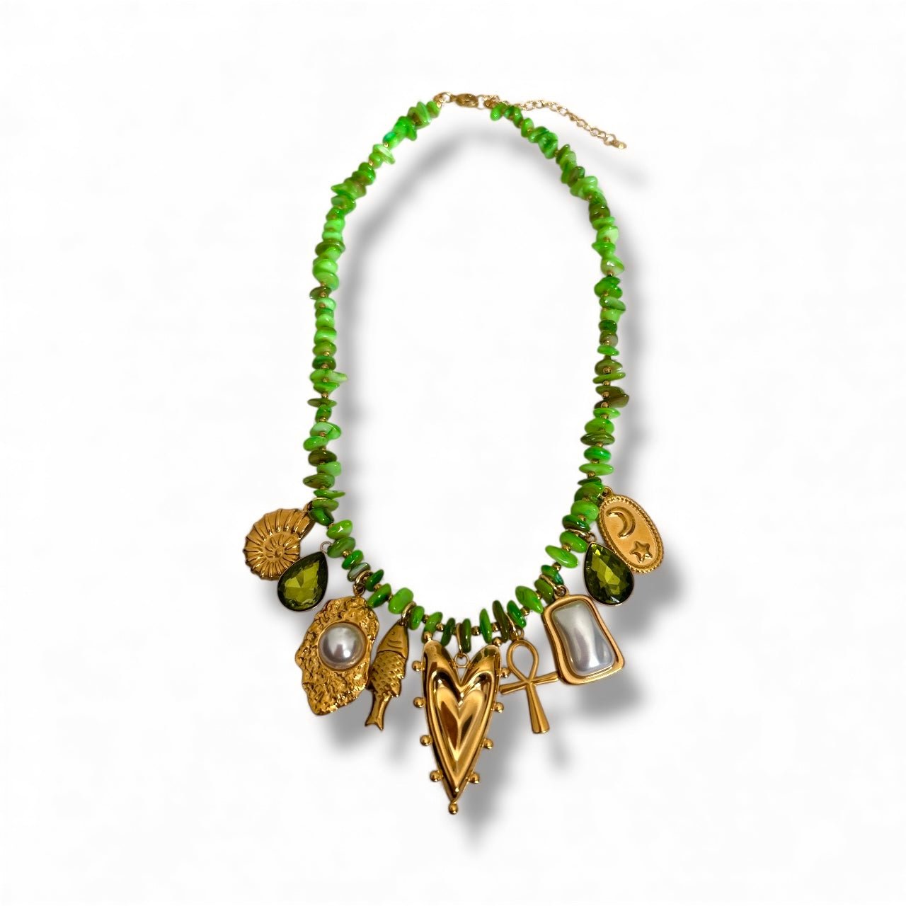 Charm Avenue Asha necklace - 18k gold plated - Shop women's at Charm Avenue