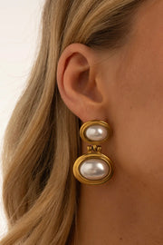 Charm Avenue Ashlyn earring - 18k gold plated - Shop women's at Charm Avenue