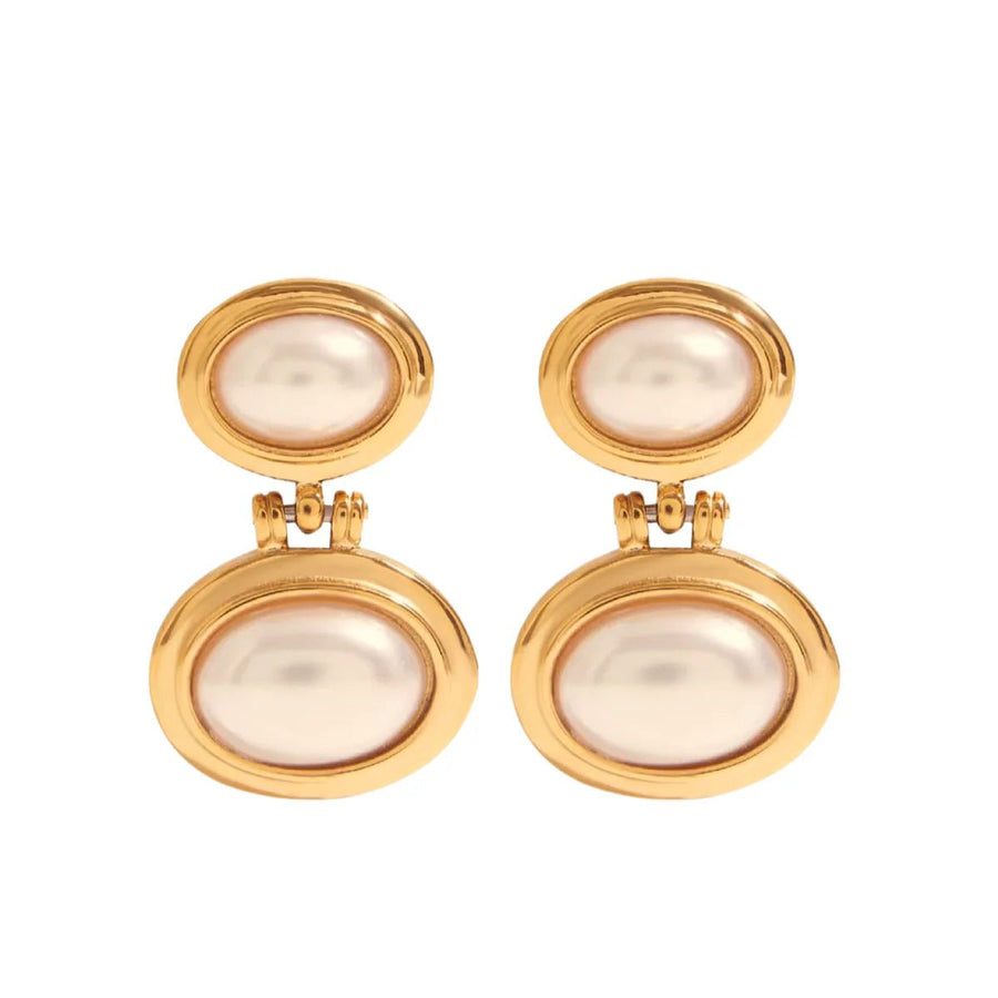 Charm Avenue Ashlyn earring - 18k gold plated - Shop women's at Charm Avenue