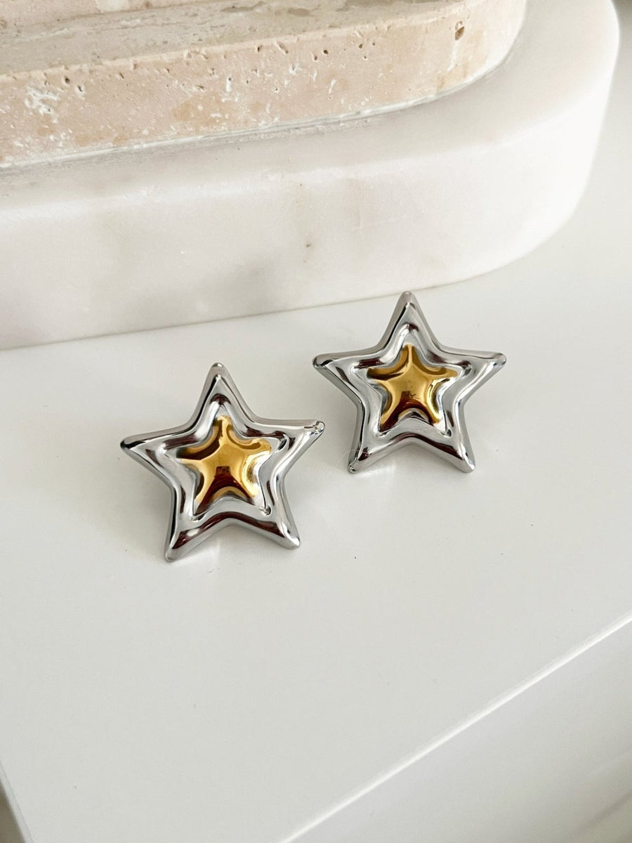 Charm Avenue Astro earrings - 18k gold plated - Shop women's at Charm Avenue