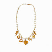 Charm Avenue Audrey charm necklace - 18k gold plated stainless - Shop women's at Charm Avenue