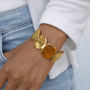 Charm Avenue Azuri cuff bracelet - 18k gold plated - Shop women's at Charm Avenue