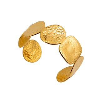 Charm Avenue Azuri cuff bracelet - 18k gold plated - Shop women's at Charm Avenue