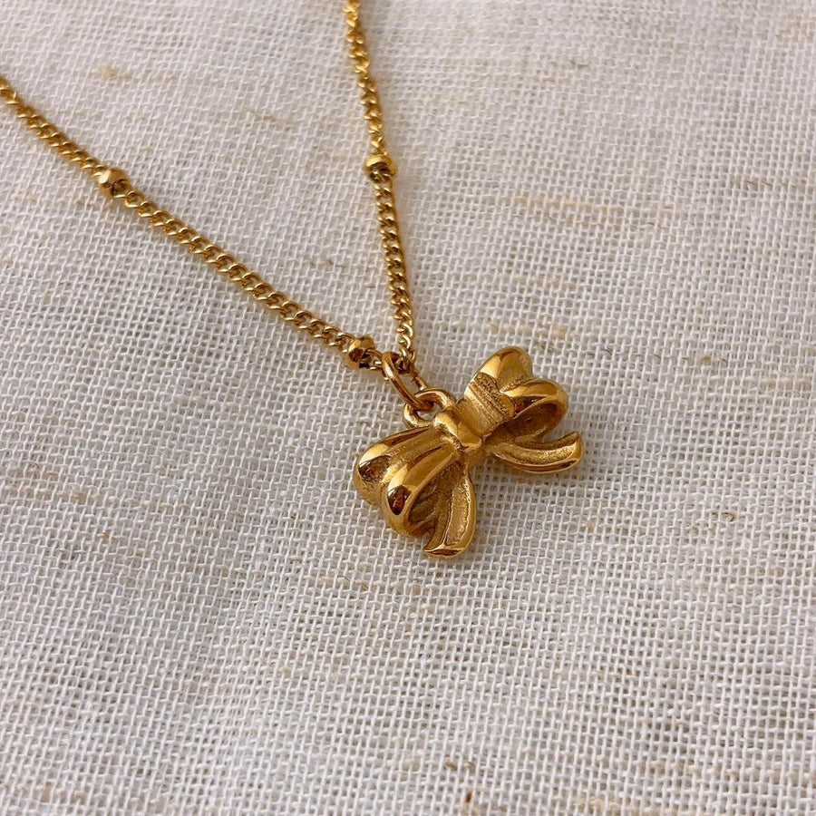 St Lucia Boutique Beau necklace - 18k gold plated - Shop women's at Charm Avenue
