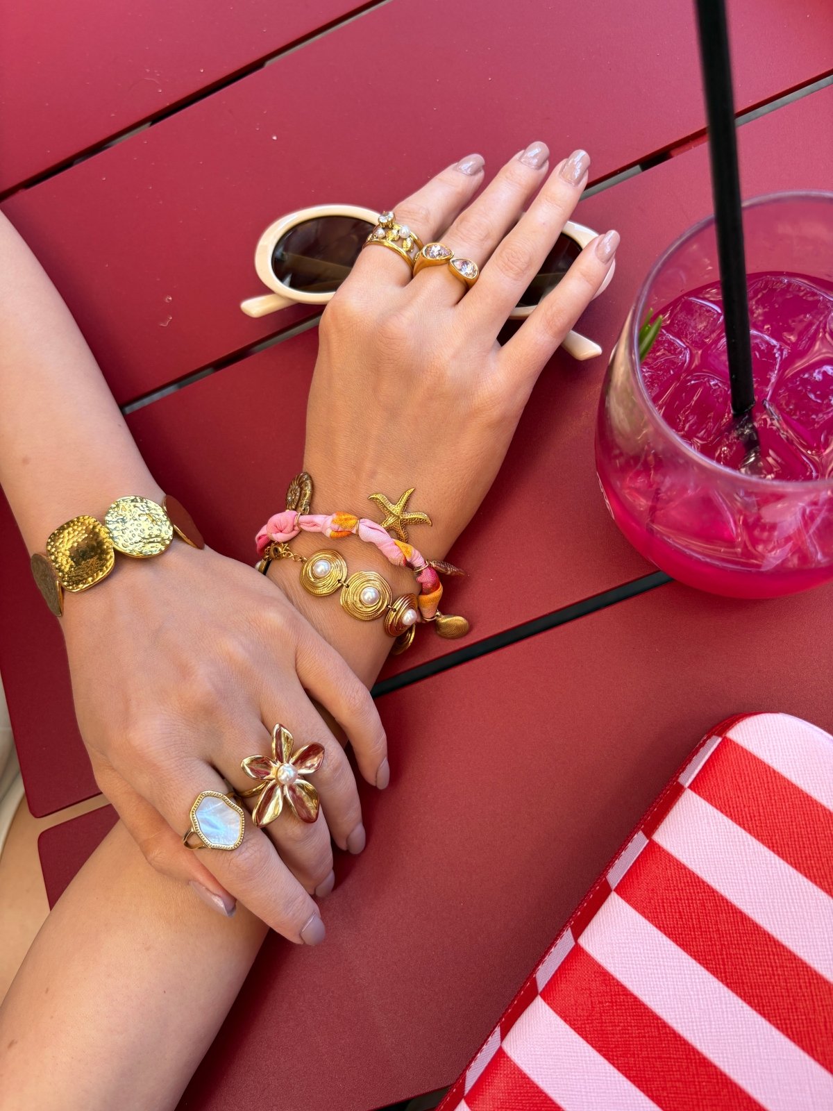 Charm Avenue Candice ring - 18k gold plated - Shop women's at Charm Avenue