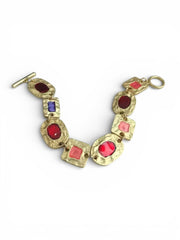 Charm Avenue Carter bracelet red - 18k gold plated - Shop women's at Charm Avenue