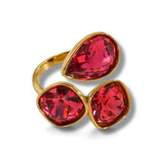 Charm Avenue Chalet ring - Red/18k gold plated - Shop women's Accessories at Charm Avenue