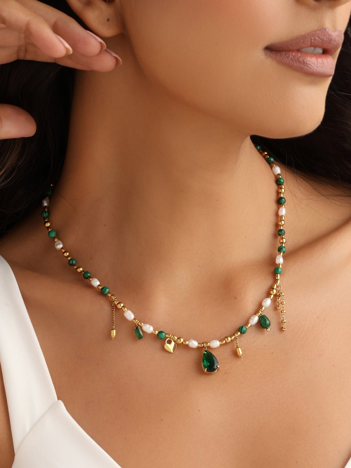 Charm Avenue Chantal necklace - 18k gold plated - Shop women's at Charm Avenue