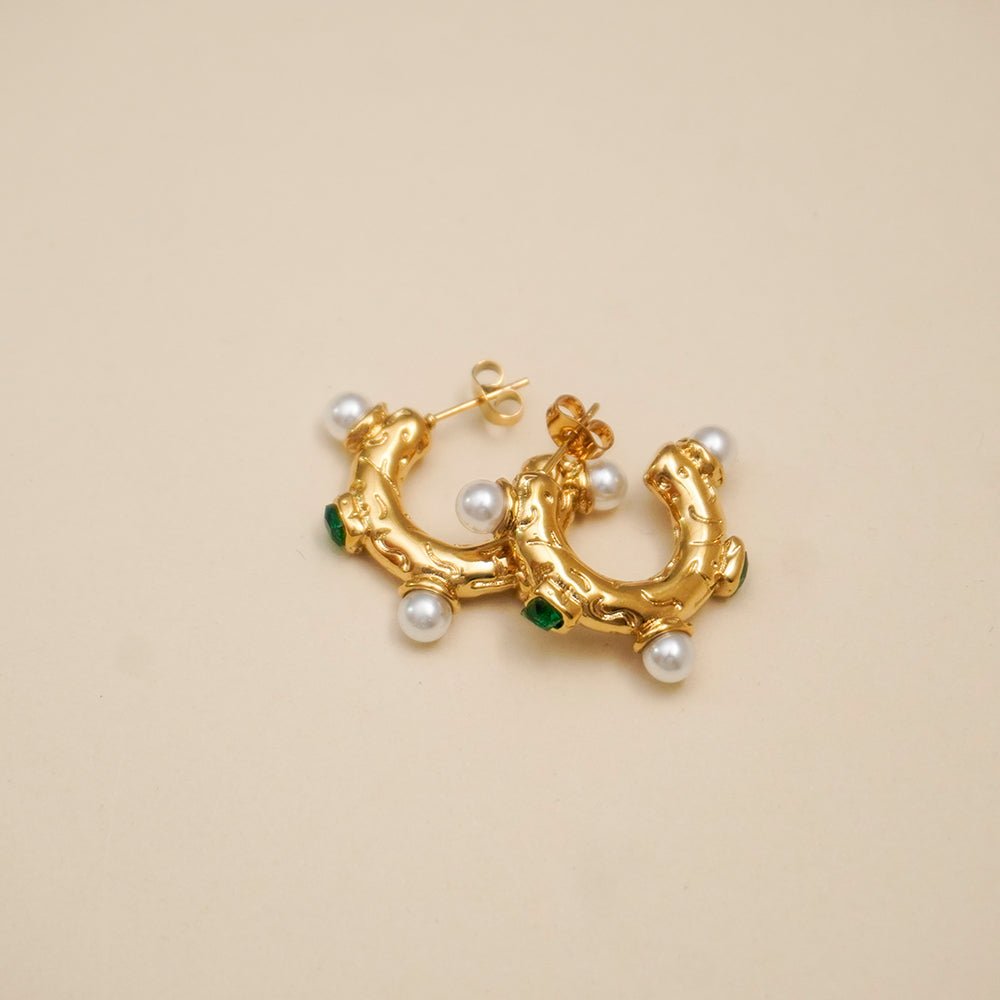 Charm Avenue Charlize earring - 18k gold plated - Shop women's at Charm Avenue