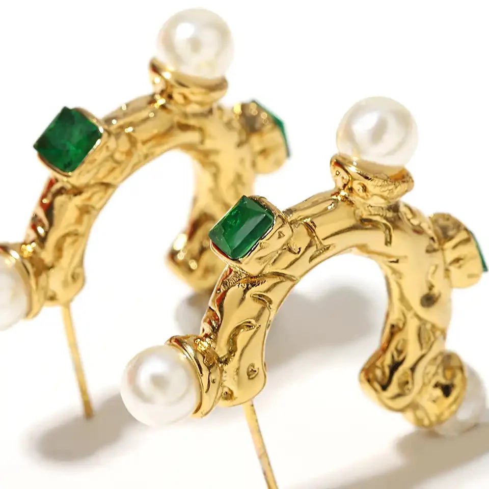 Charm Avenue Charlize earring - 18k gold plated - Shop women's at Charm Avenue