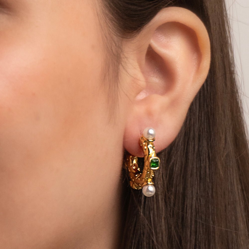 Charm Avenue Charlize earring - 18k gold plated - Shop women's at Charm Avenue