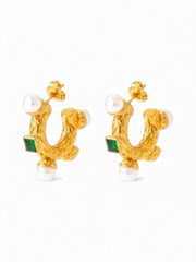 Charm Avenue Charlize earring - 18k gold plated - Shop women's at Charm Avenue