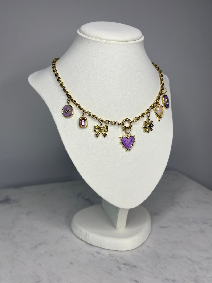 St Lucia Boutique Charlotte - charm necklace - Shop women's at St Lucia Boutique
