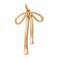 Drop bow charm