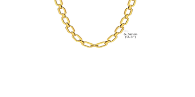 Bridget box chain necklace - Charm bar