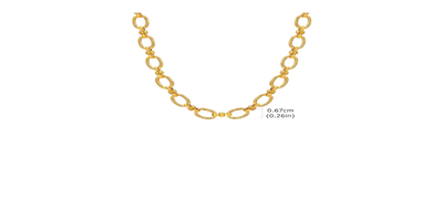 Eva chunky chain necklace - Charm bar