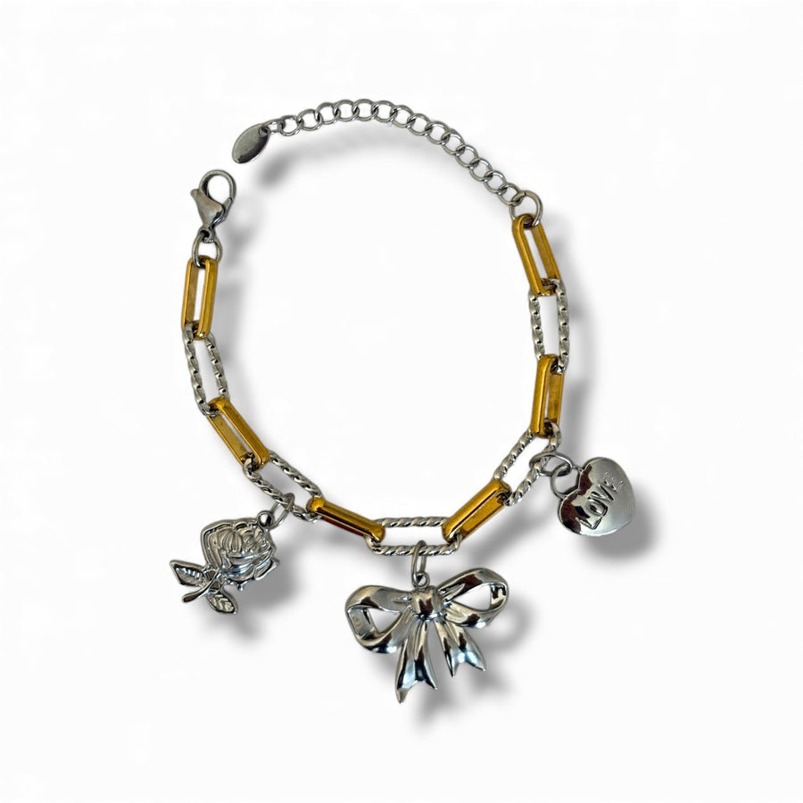 Charm Avenue Cierra charm bracelet - mix metal - Shop women's at Charm Avenue