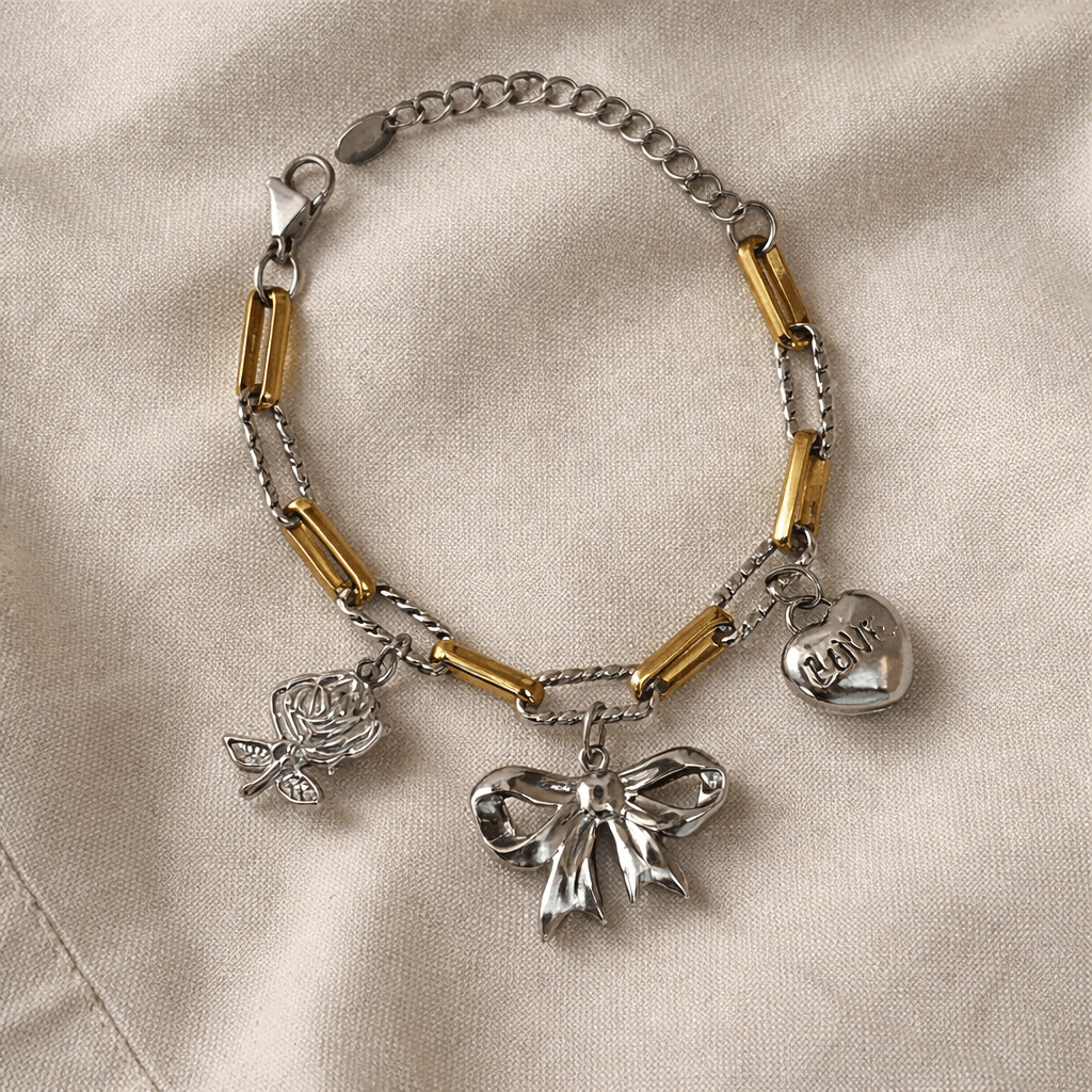Charm Avenue Cierra charm bracelet - mix metal - Shop women's at Charm Avenue