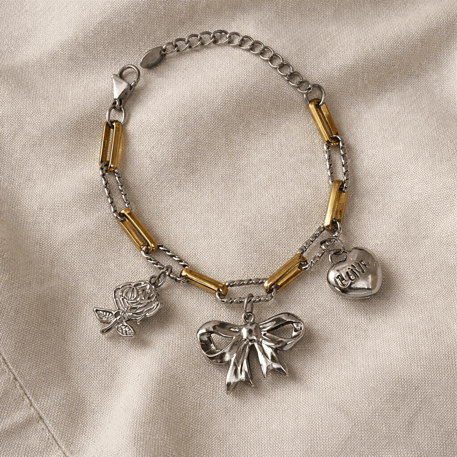 Charm Avenue Cierra charm bracelet - mix metal - Shop women's at Charm Avenue