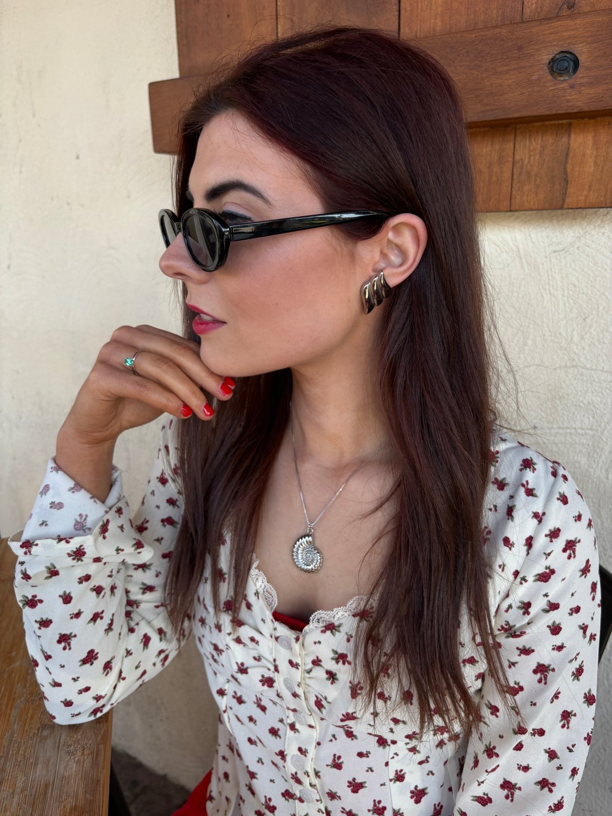 St Lucia Boutique Conch Shell Necklace - Silver - Shop women's Accessories at Charm Avenue