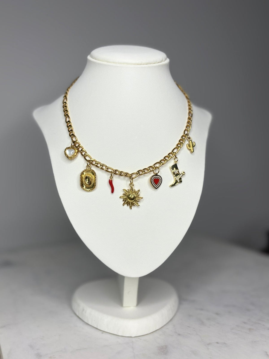 St Lucia Boutique Country gal - charm necklace - Shop women's at St Lucia Boutique