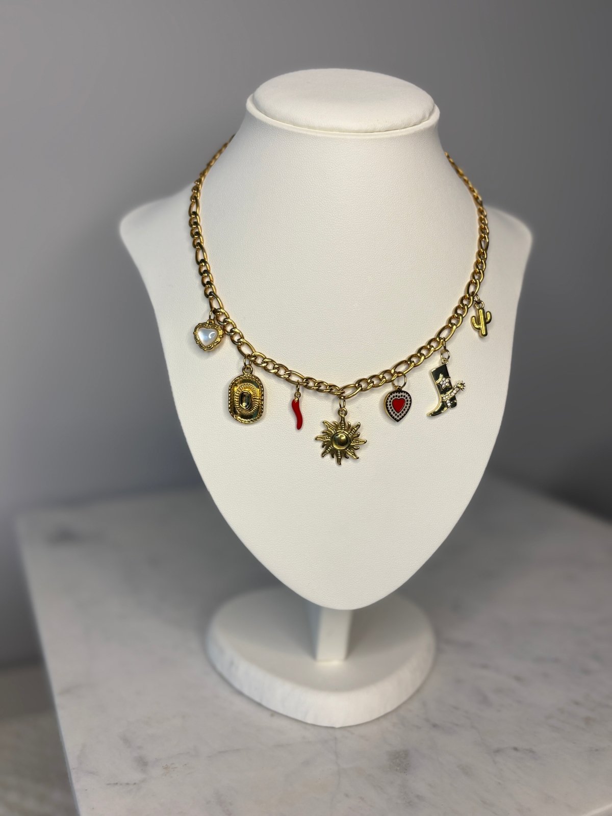 St Lucia Boutique Country gal - charm necklace - Shop women's at St Lucia Boutique