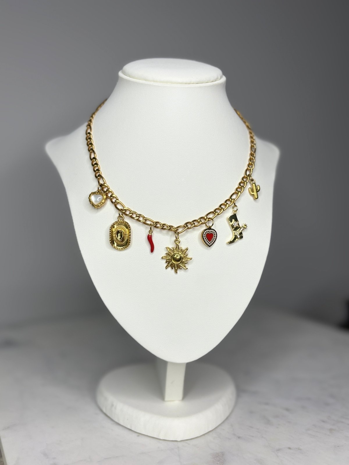 St Lucia Boutique Country gal - charm necklace - Shop women's at St Lucia Boutique