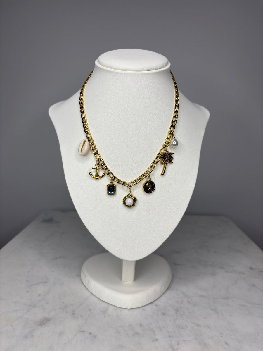 St Lucia Boutique Danielle - charm necklace - Shop women's at St Lucia Boutique