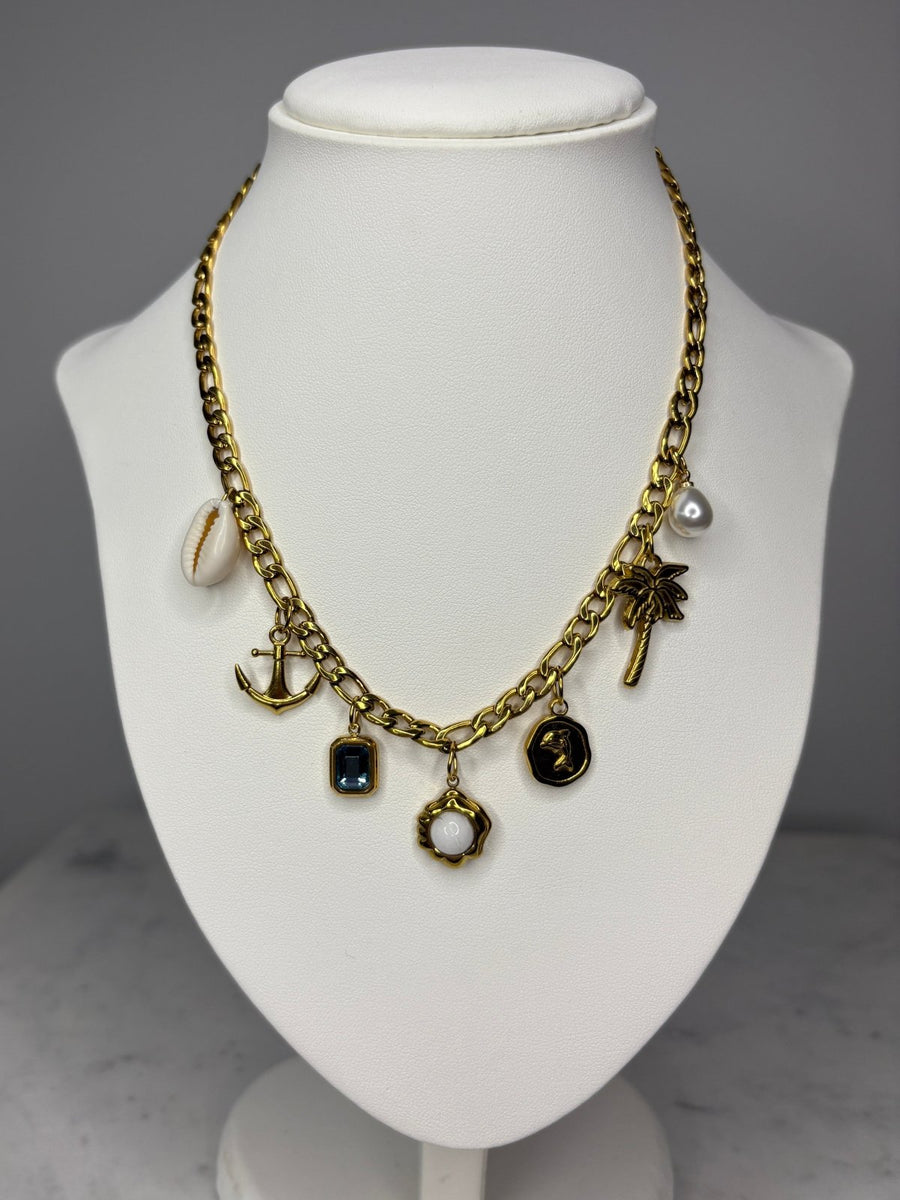 St Lucia Boutique Danielle - charm necklace - Shop women's at St Lucia Boutique