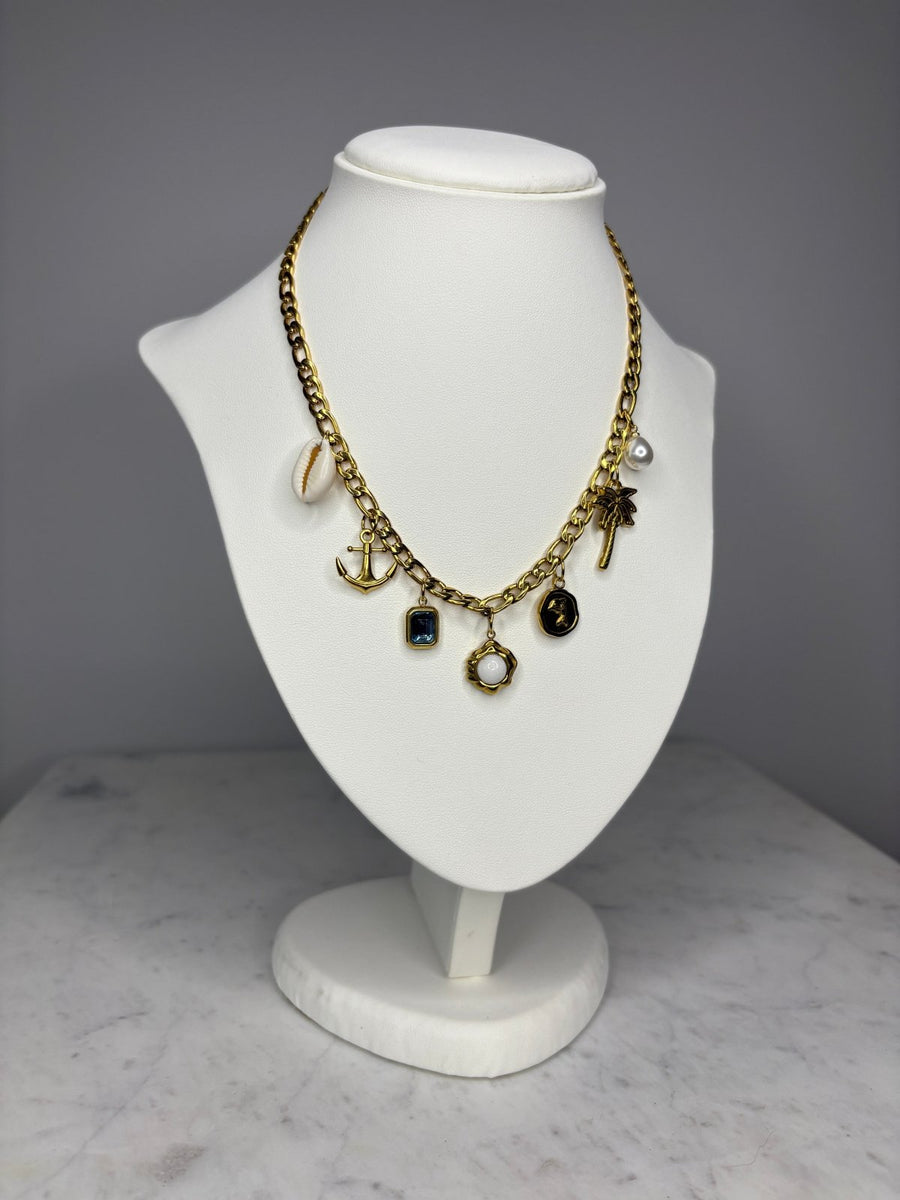 St Lucia Boutique Danielle - charm necklace - Shop women's at St Lucia Boutique