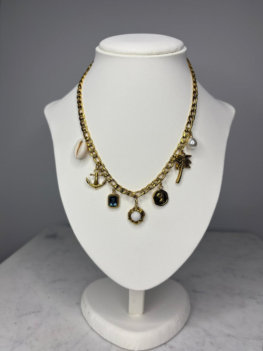 St Lucia Boutique Danielle - charm necklace - Shop women's at St Lucia Boutique