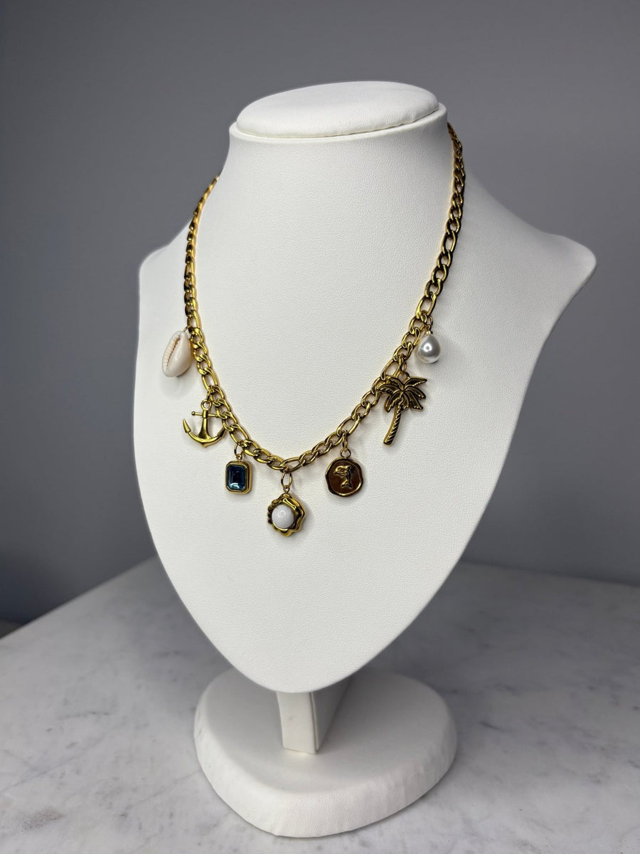 St Lucia Boutique Danielle - charm necklace - Shop women's at St Lucia Boutique