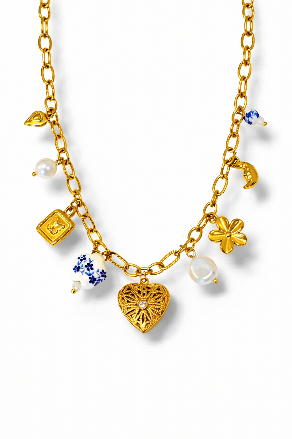 Charm Avenue Deja vu charm necklace - 18k gold plated - Shop women's Accessories at Charm Avenue