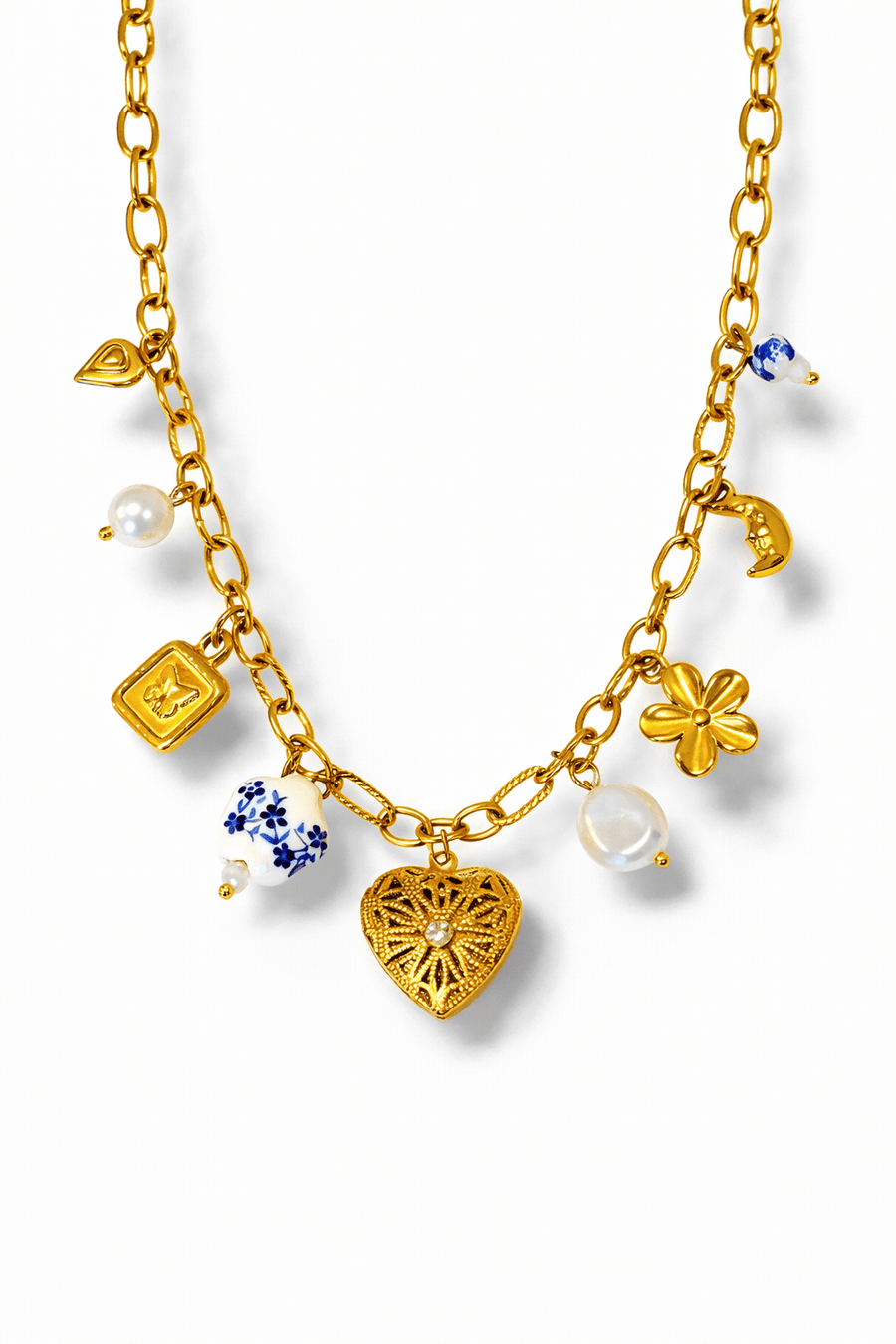 Charm Avenue Deja vu charm necklace - 18k gold plated - Shop women's Accessories at Charm Avenue