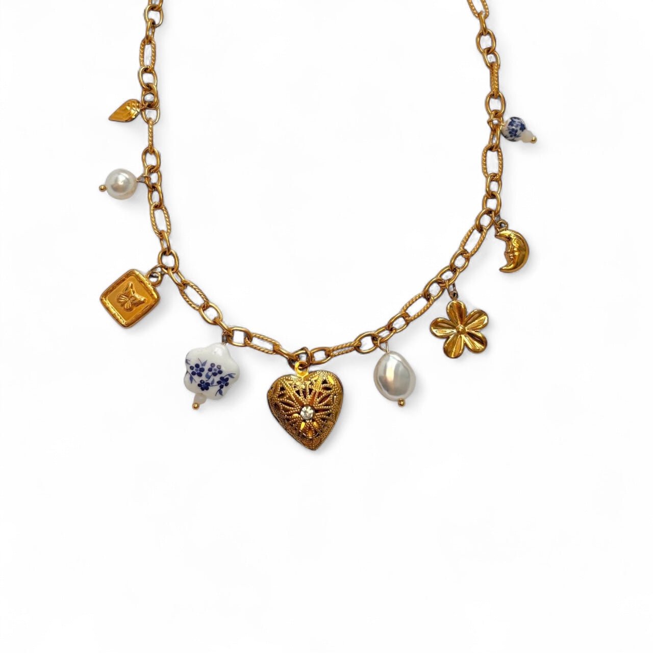 Charm Avenue Deja vu charm necklace - 18k gold plated - Shop women's Accessories at Charm Avenue